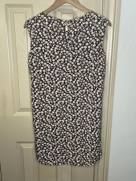 Forever 21 Womens Sleeveless Dress Small Floral Cottagecore Organic Lightweight - Picture 4 of 5